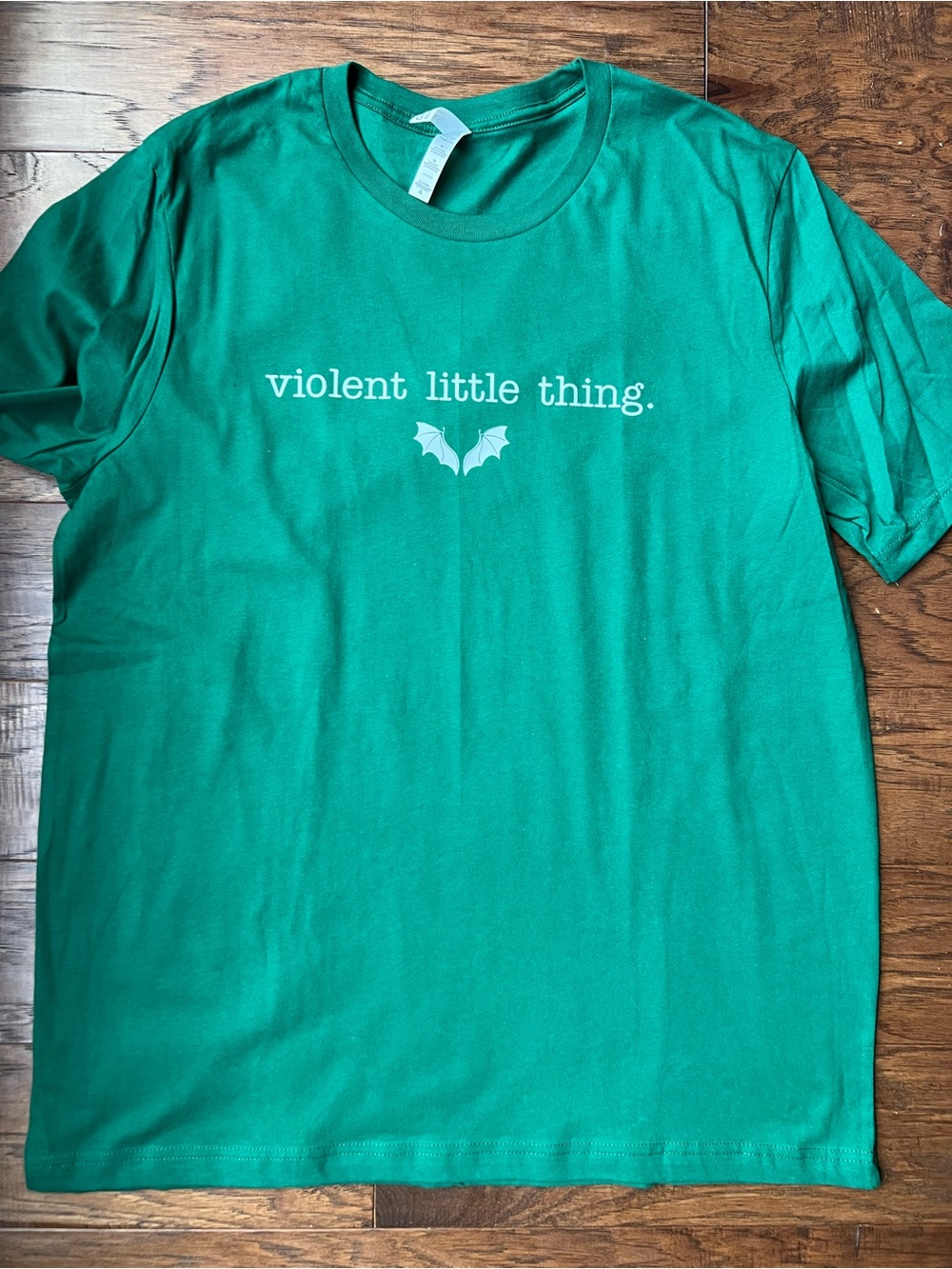 Violent Little Thing Green Graphic Tee